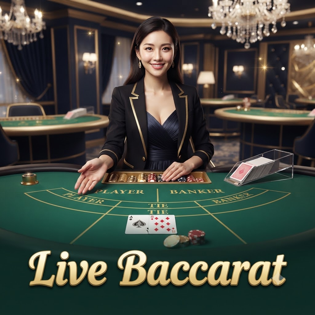 Live Baccarat table game
